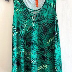 TROPICAL TANK TOP - Size Small